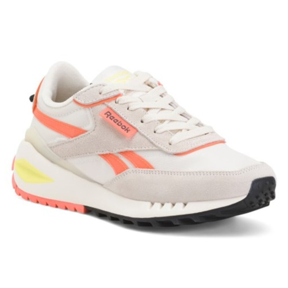 REEBOK Multi Color Suede Forte Racer Sneakers